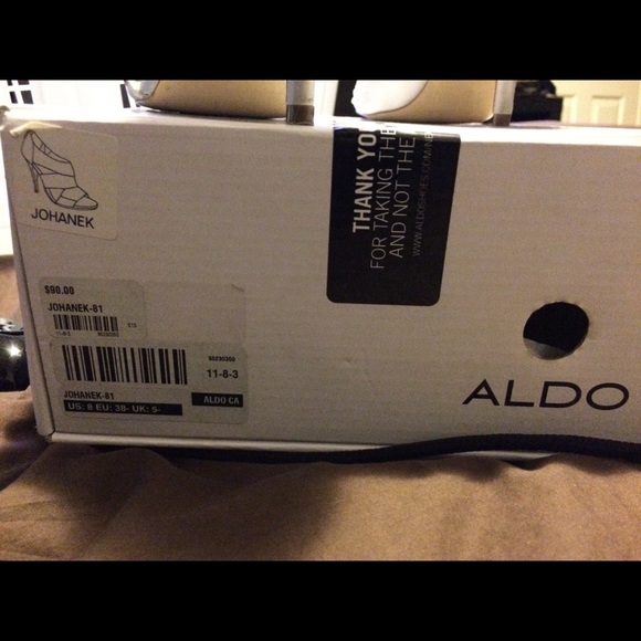 Aldo Silver studded heels - Picture 3 of 4